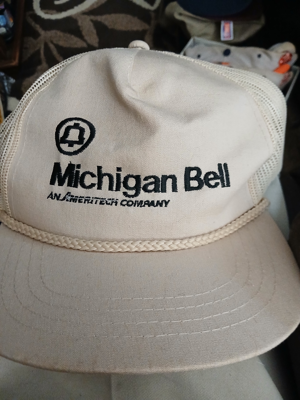 Vintage Michigan Bell Breakback Mesh Hat